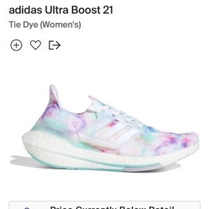 Adidas Ultraboost 21 tie dye sz 8